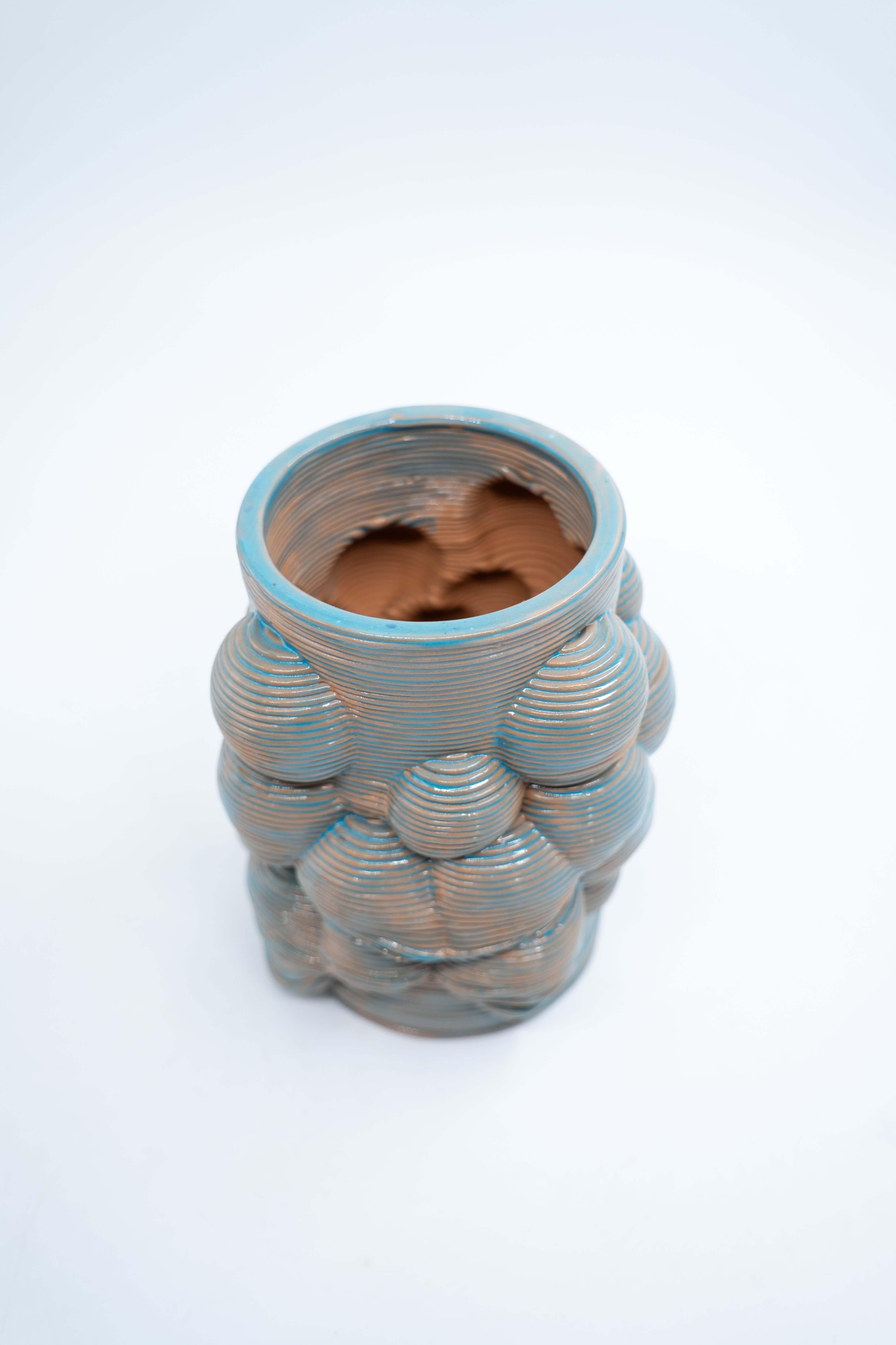 SuperForma Bolle 03 vaso azzurro turchese