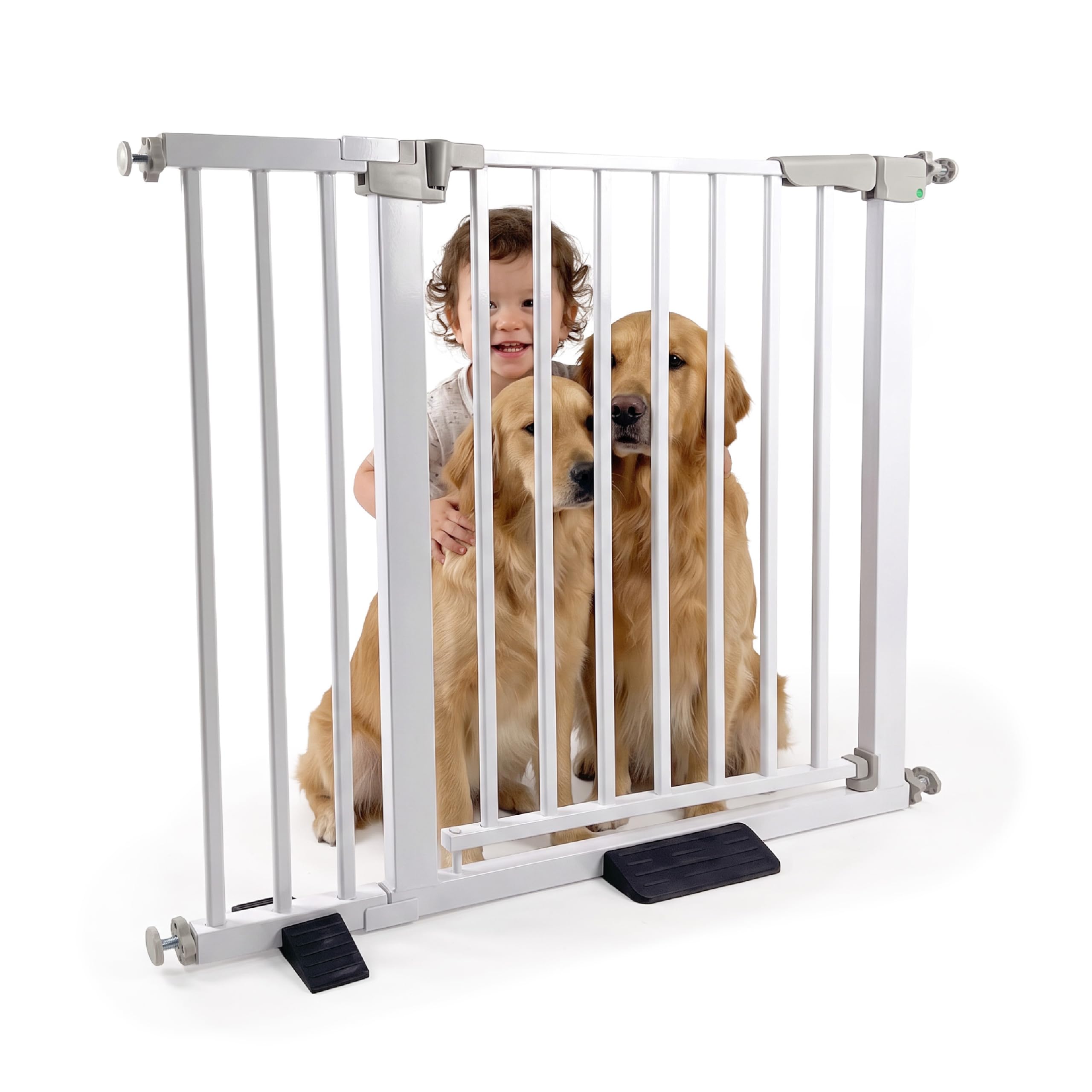 Baroni Home Cancello Cani Estensibile Grande 146-153 cm