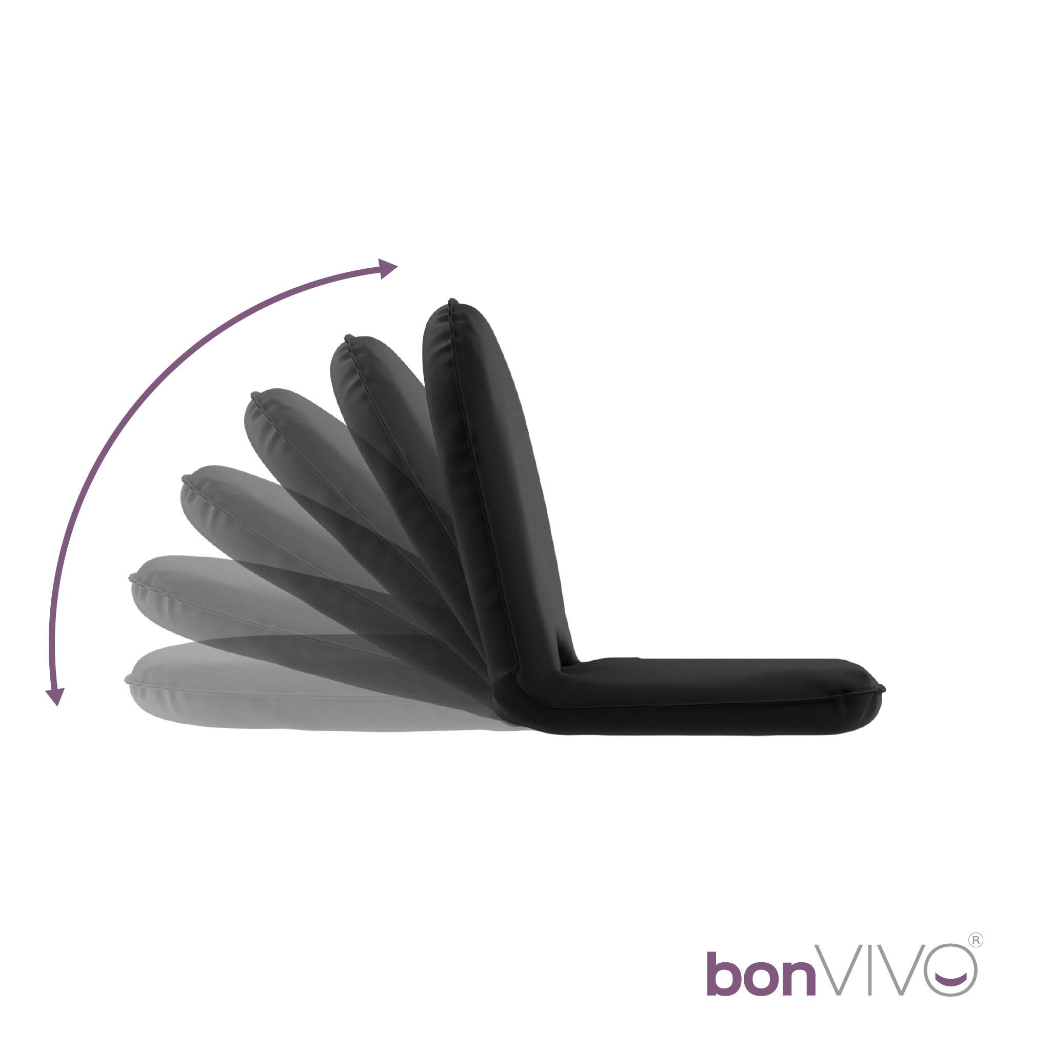 bonVIVO EASY Smart Sedia da Terra Pieghevole Schienale