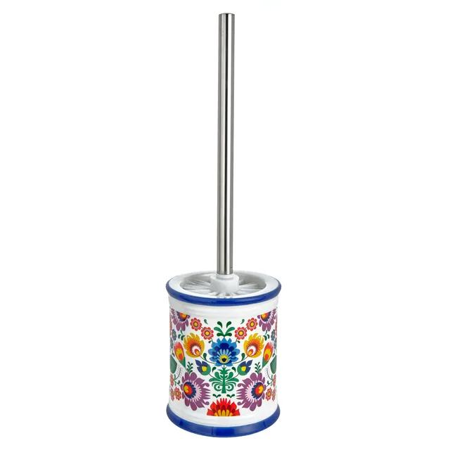 Baroni Home Fiori portascopino ceramica 11x11x39 cm