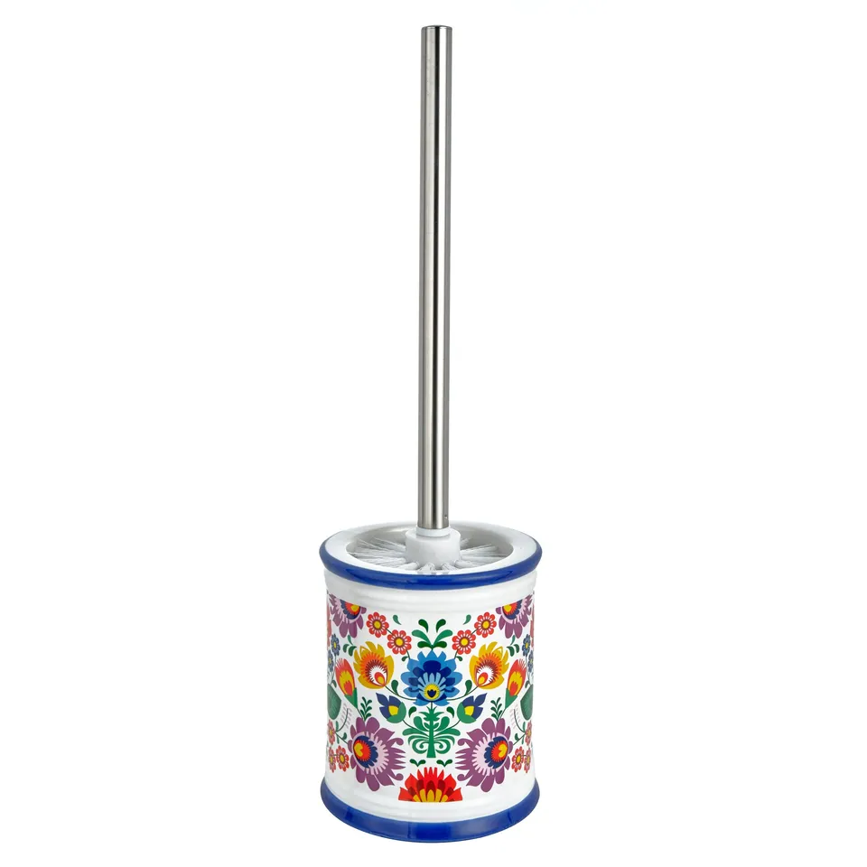 Baroni Home Fiori portascopino ceramica 11x11x39 cm