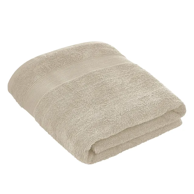 Baroni Home Telo Bagno Cotone 90x140 Beige 350 g