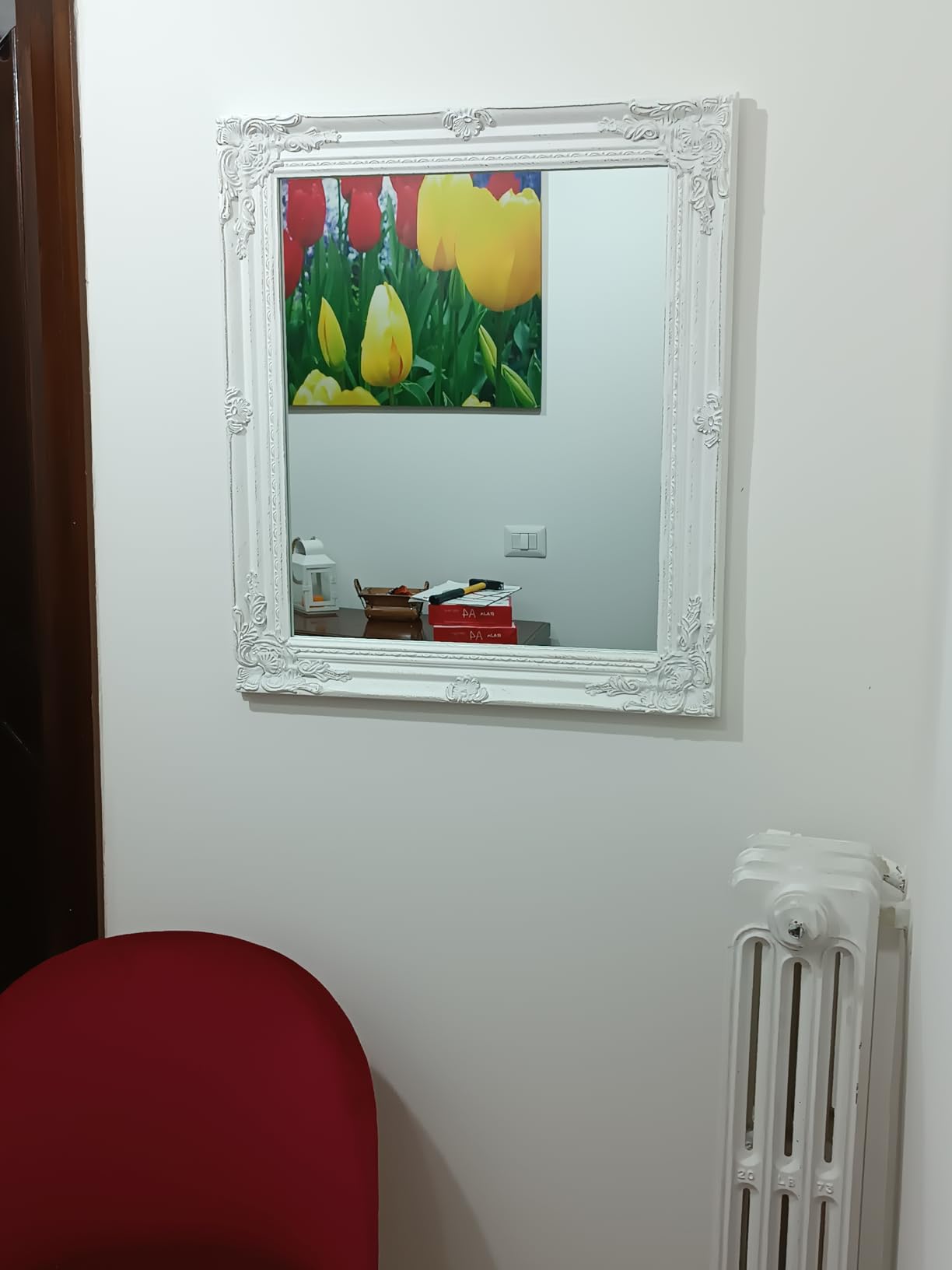 Baroni Home Montemaggi Specchio da Terra 40x160 cm Bianco