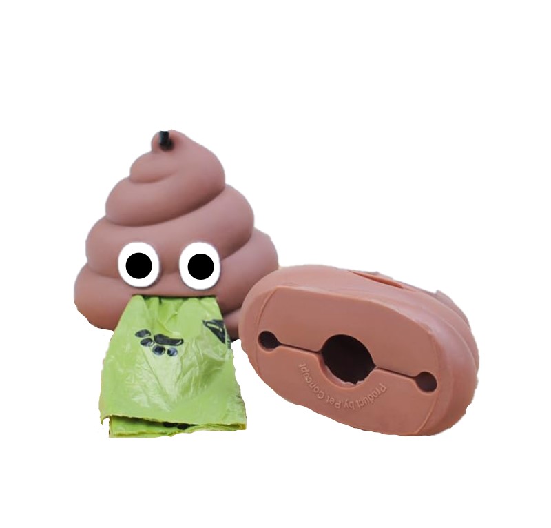 PetPlus dispenser sacchetti cane marrone 8 cm