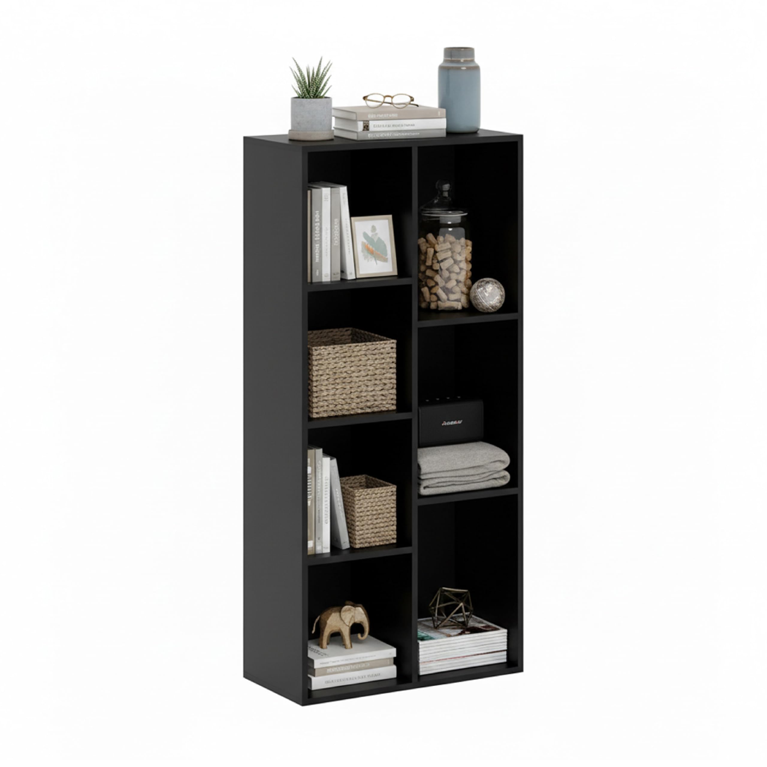 Baroni Libreria Cubi Bianca 4 Ripiani 24x31x106 cm