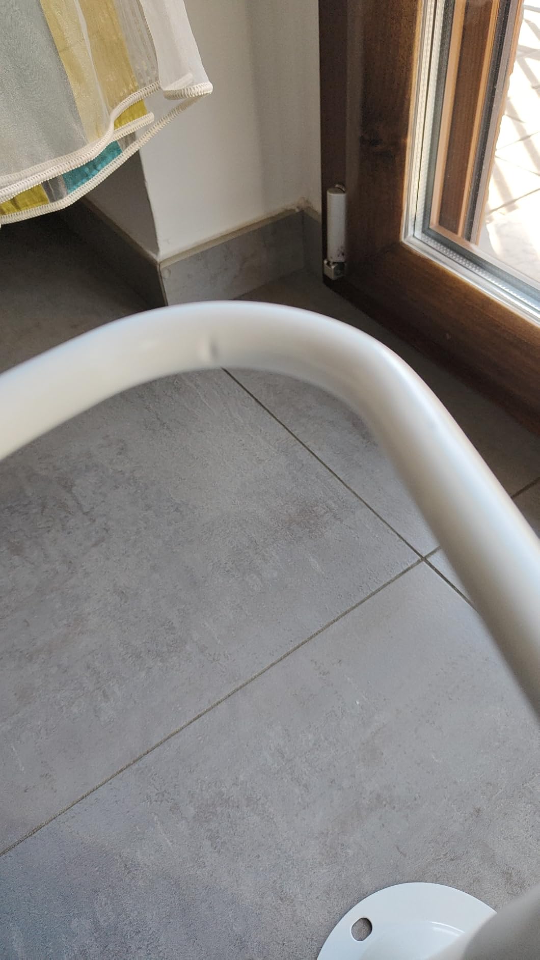 Baroni Home Sgabello Girevole Nero 1 Pezzo Altezza Regolabile