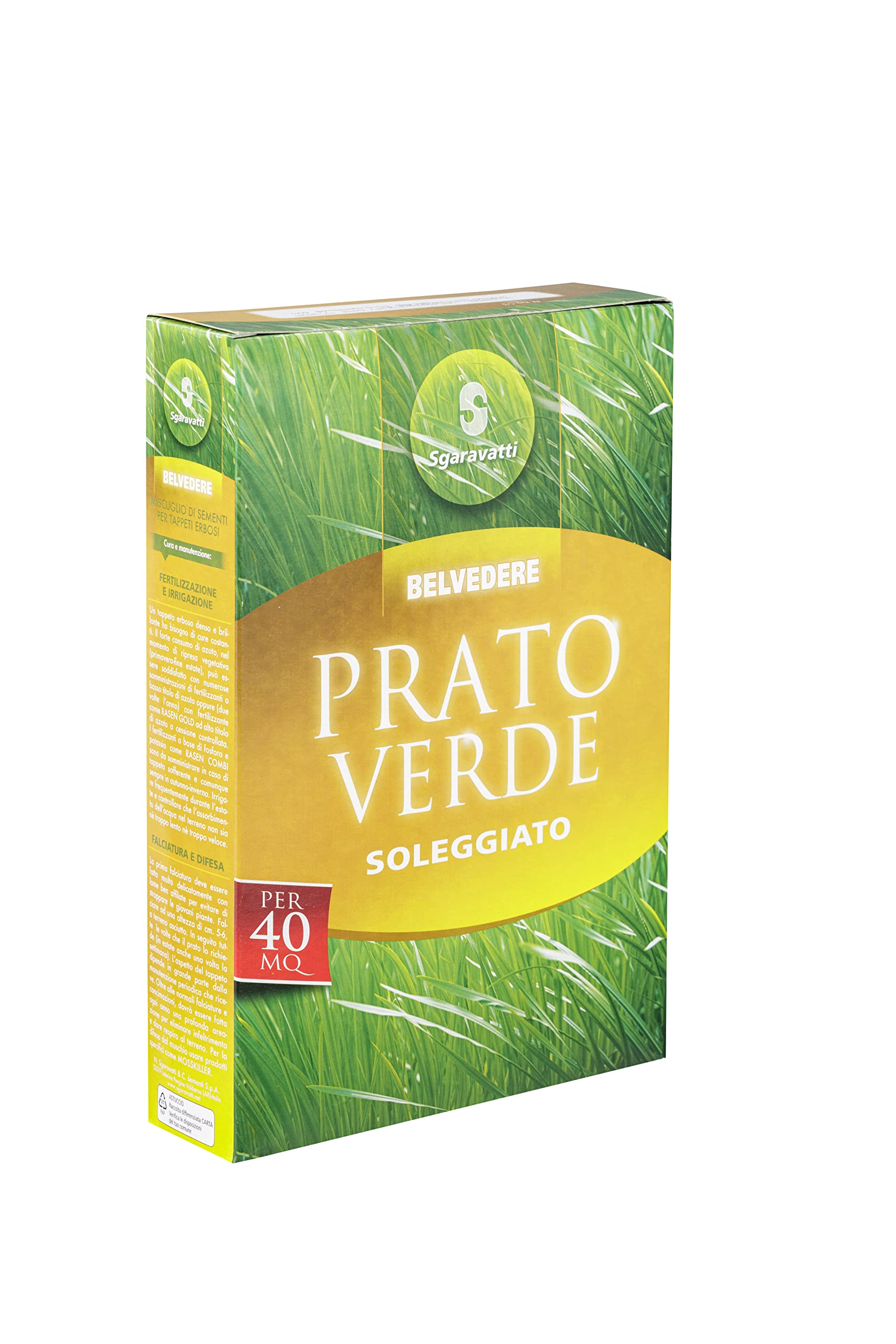 Baroni Semi Prato Ornamentale 40 Mq Alta Germinabilità
