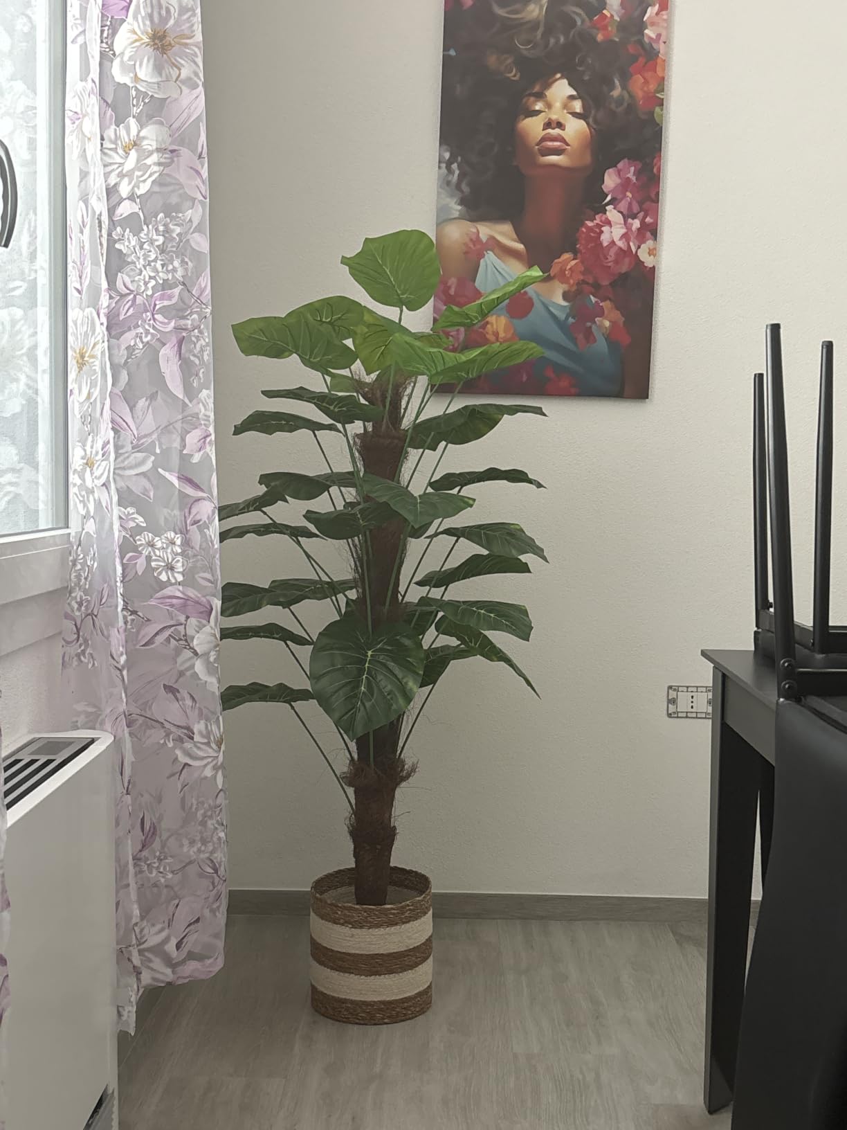 Baroni Home Pianta Artificiale Dracaena 100 cm da Interno