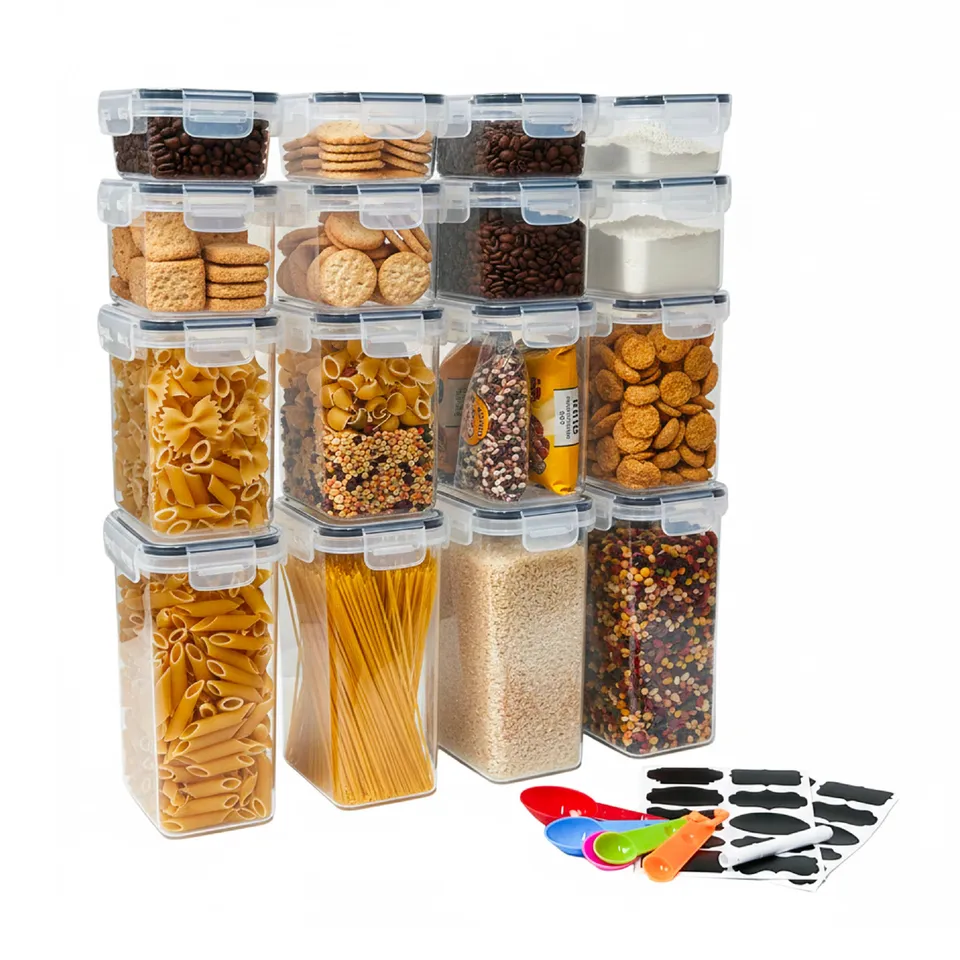 Baroni Home Set 16 Contenitori Ermetici Misti Senza BPA
