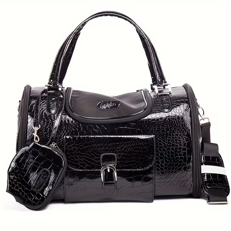 PetPlus Luxor borsa trasporto cani nera fino a 6 kg