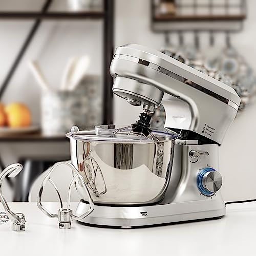 Baroni impastatrice planetaria 1000W 4,5L acciaio 6 velocità