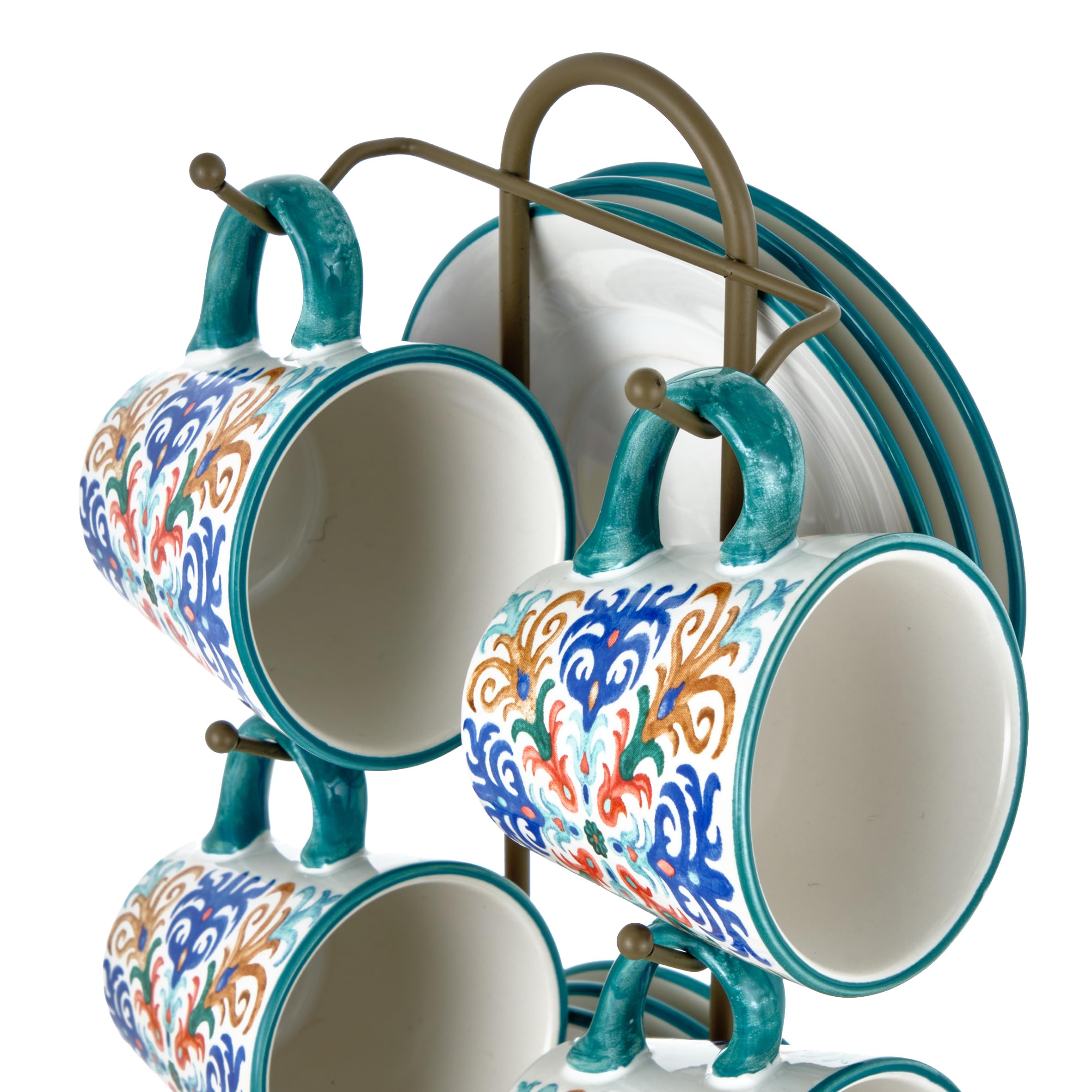 Baroni Home Capri Ensemble de Tasses set tazzine ceramica