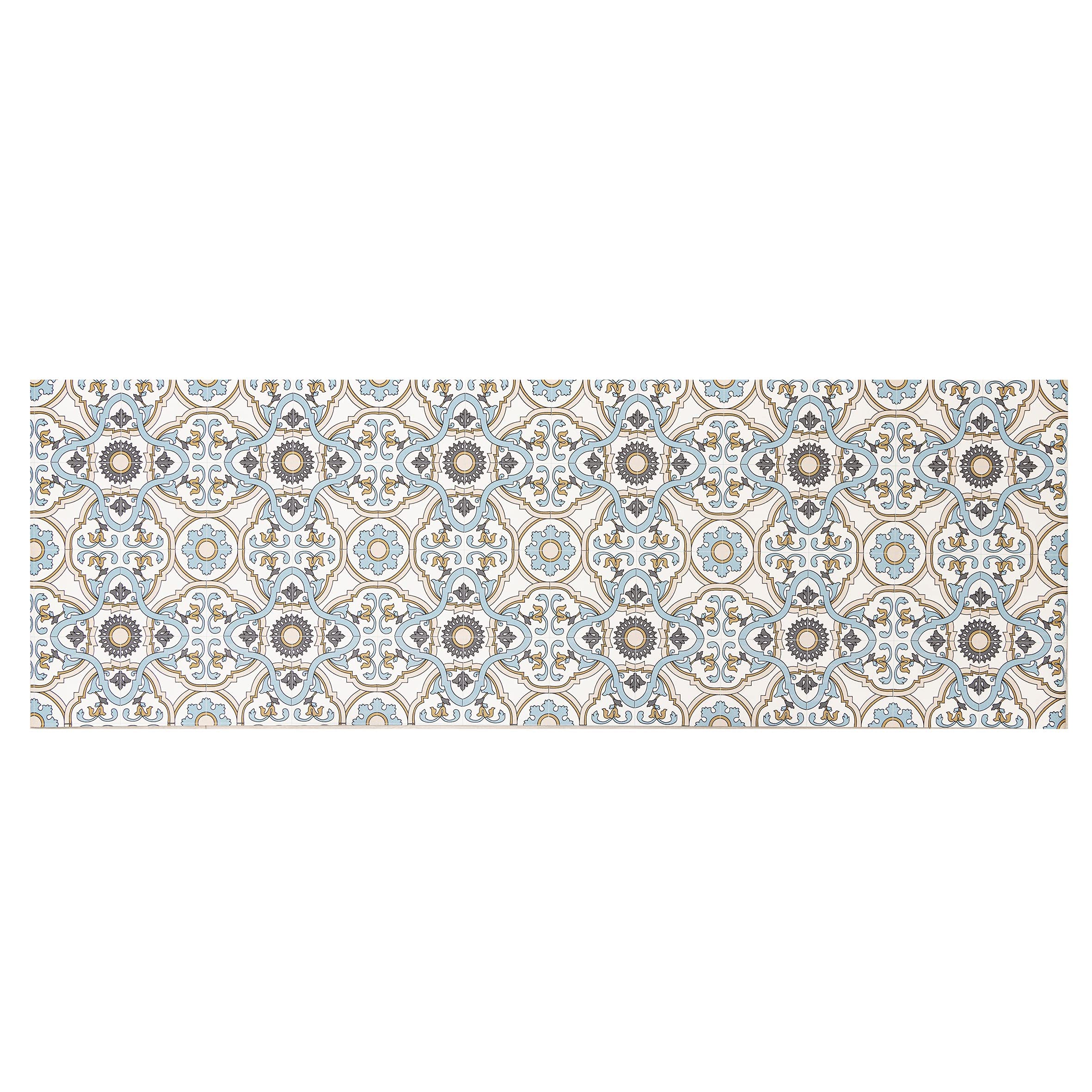 Baroni Home Maioliche Grigio Tappeto Cucina 120x60 antiscivolo