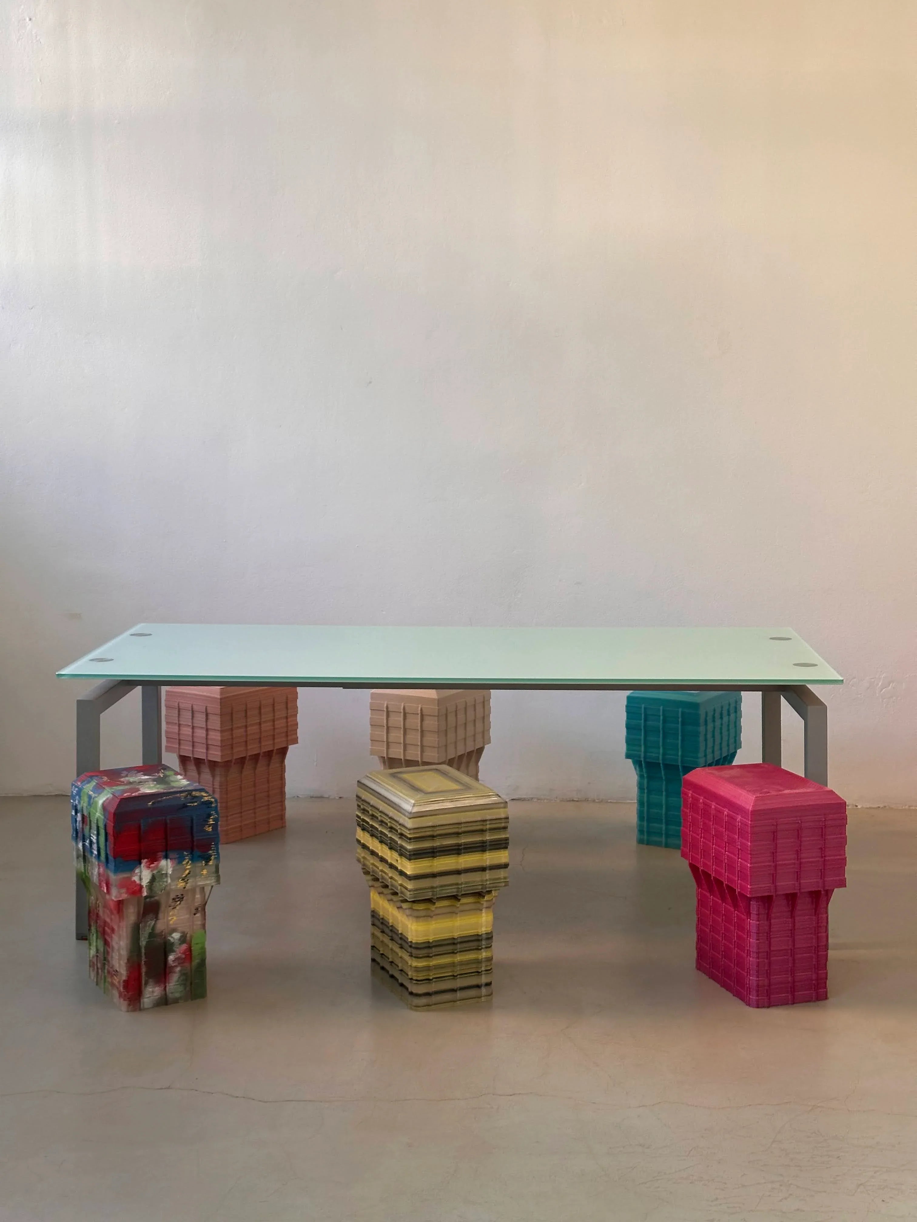 SuperForma Velaskello Custom sgabello PLA riciclato