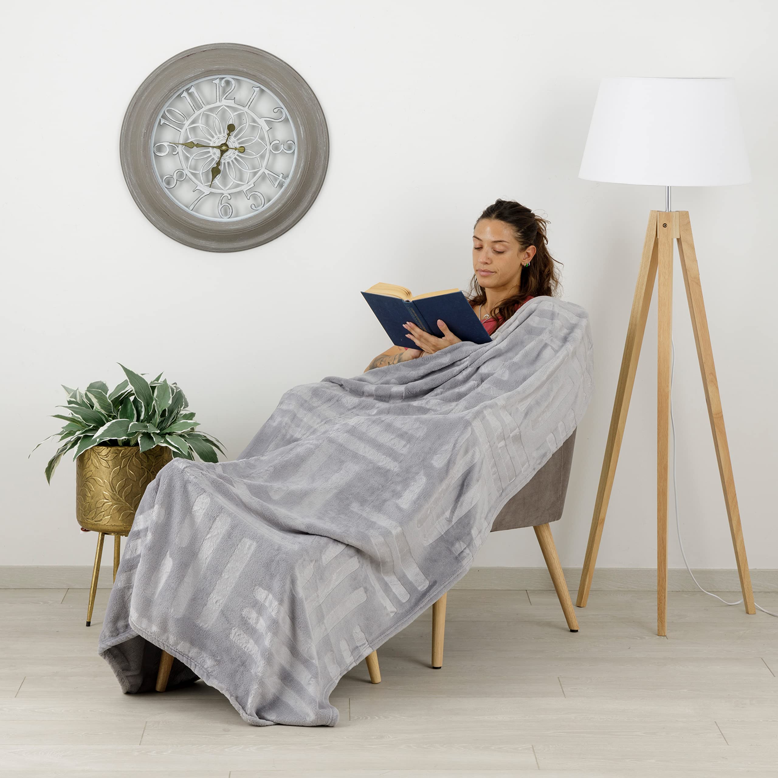 Baroni Home Coperta Pile Perla 150x200 cm Matrimoniale