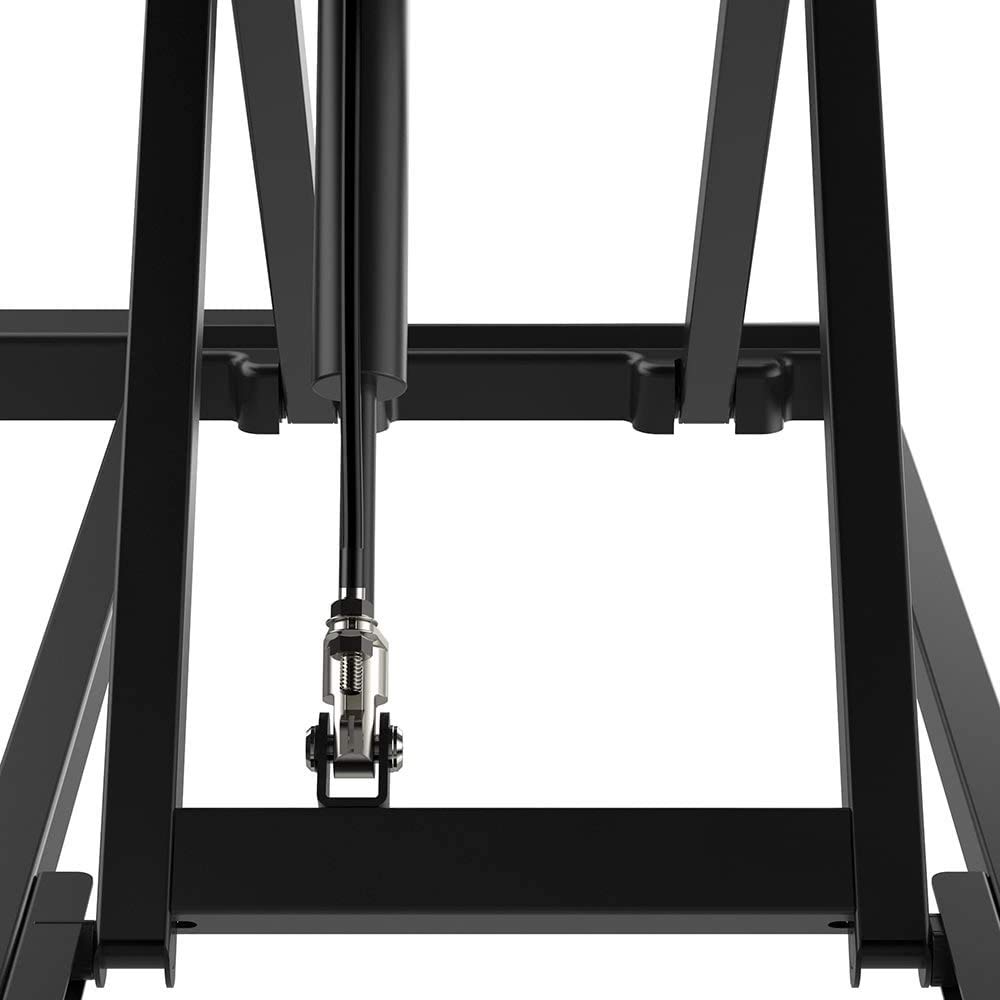 bonVIVO Scrivania Regolabile Sit Stand Nera da PC Ufficio