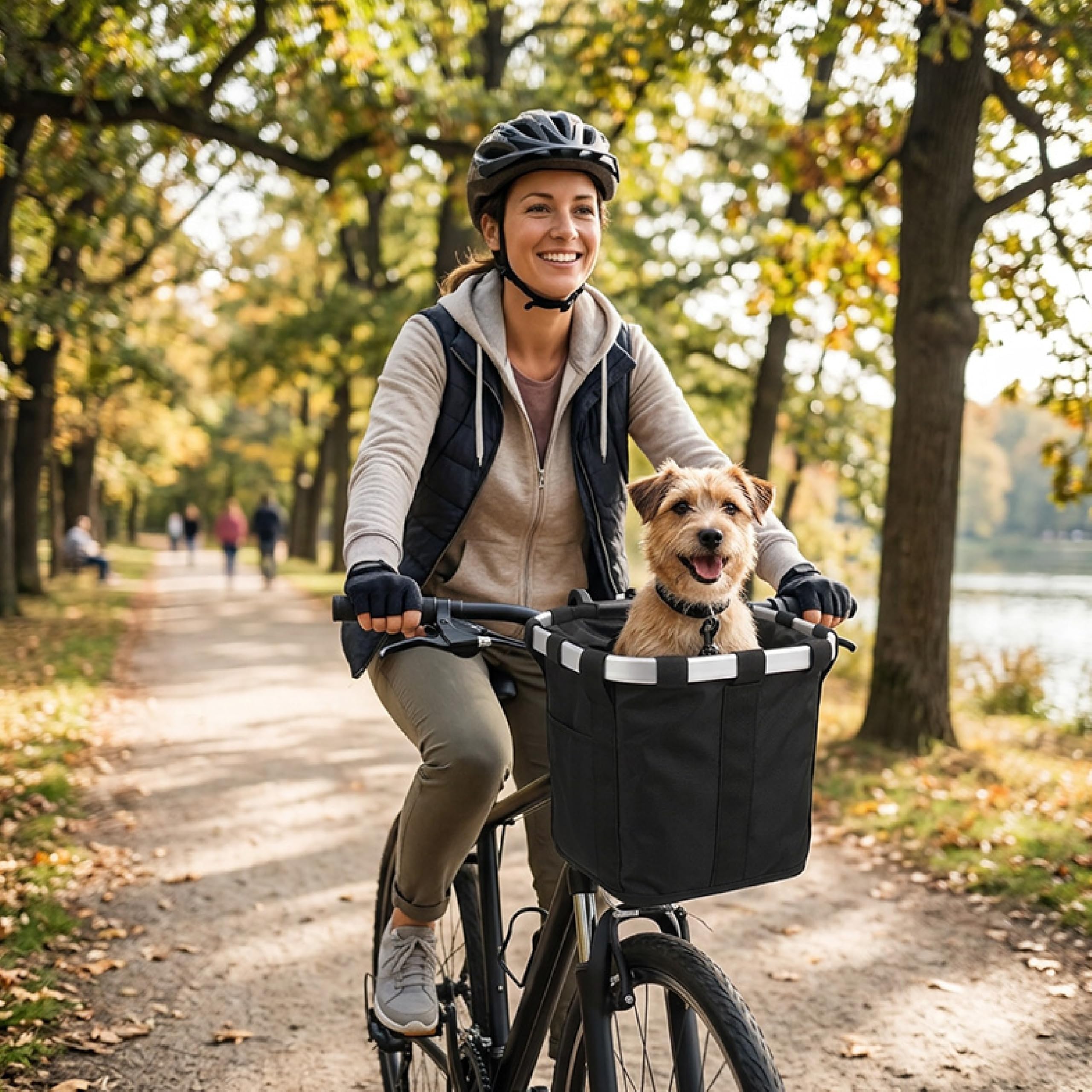 Baroni Home Cestino Bici Cani Gatti 34x27x27 cm Impermeabile