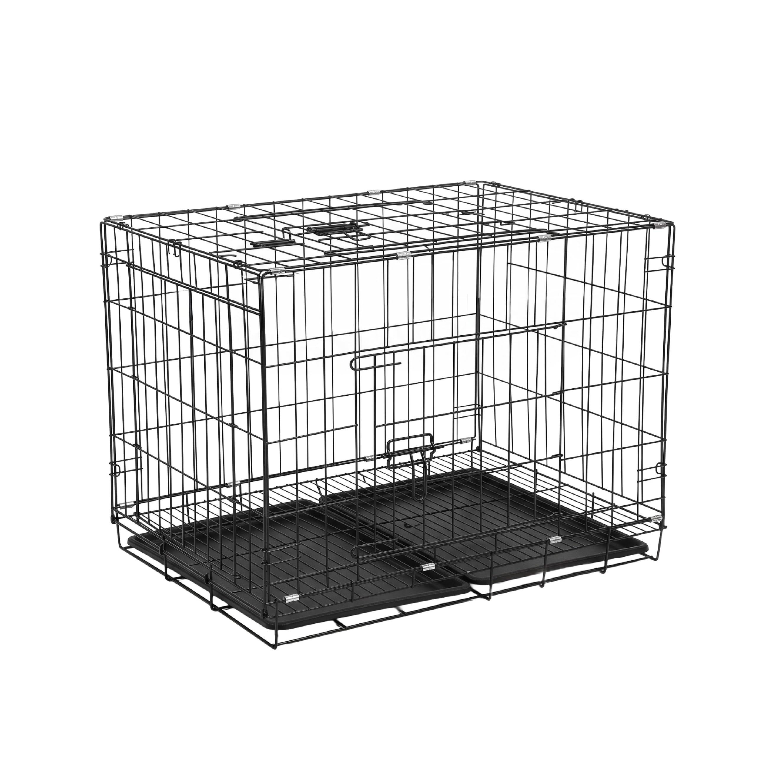 Baroni Home Gabbia Cani Metallo Grande 130x60x70 cm