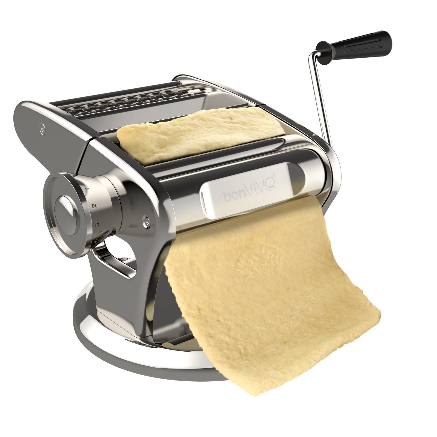 bonVIVO Pasta Mia macchina pasta fresca acciaio inox ventosa