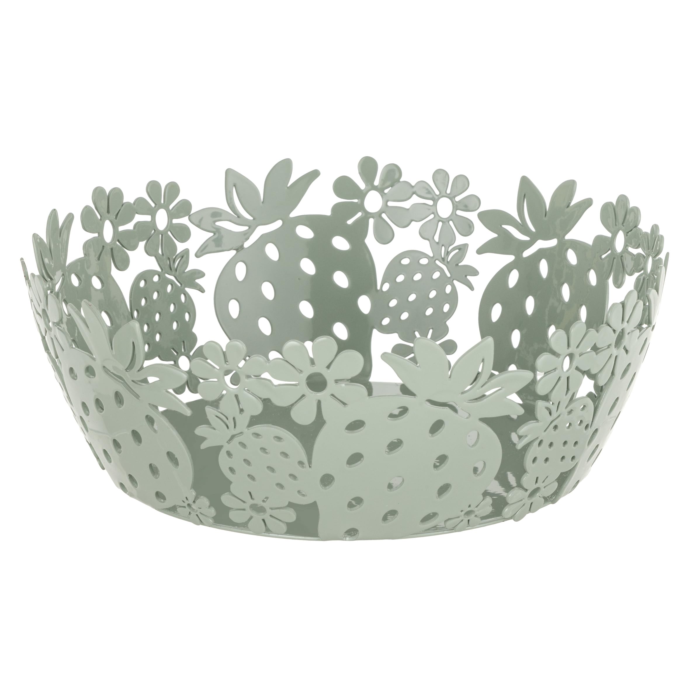 Baroni Home Fragola portascottex metallo 15x15x33 salvia