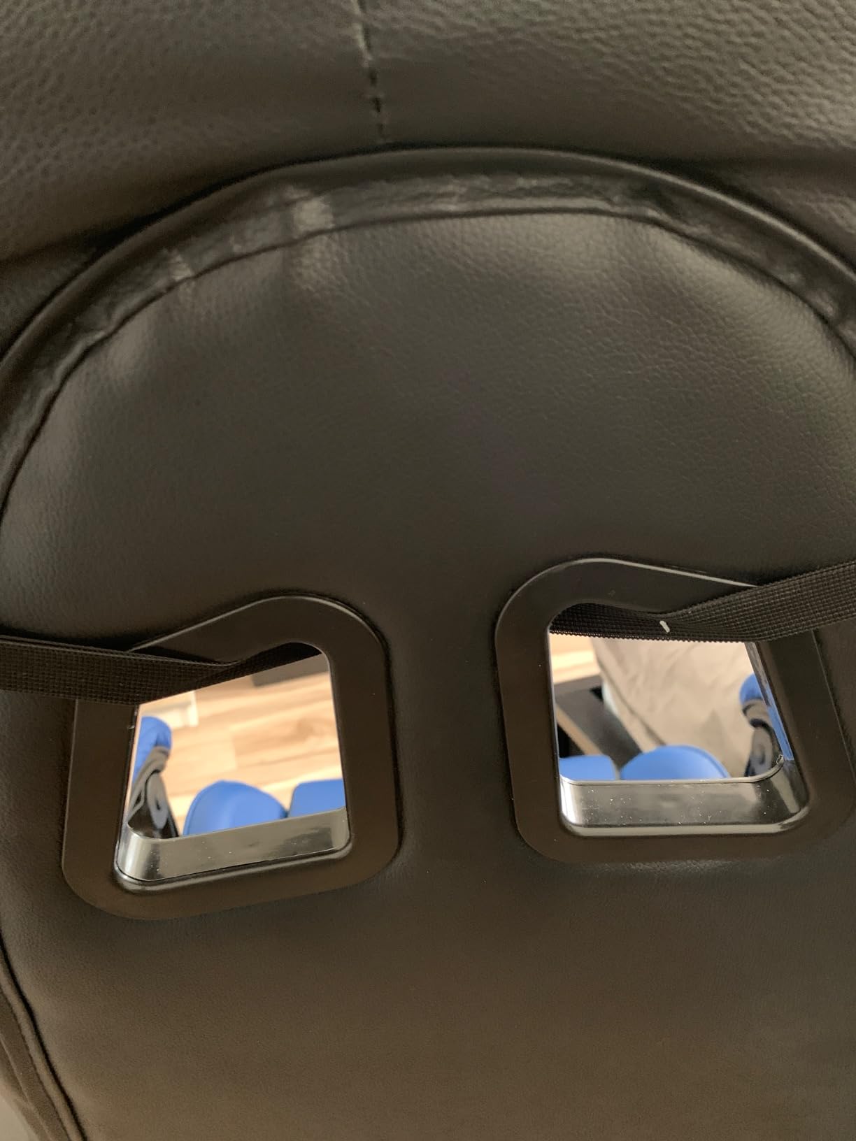Baroni Home Sedia Gaming Ufficio Blu Ergonomica