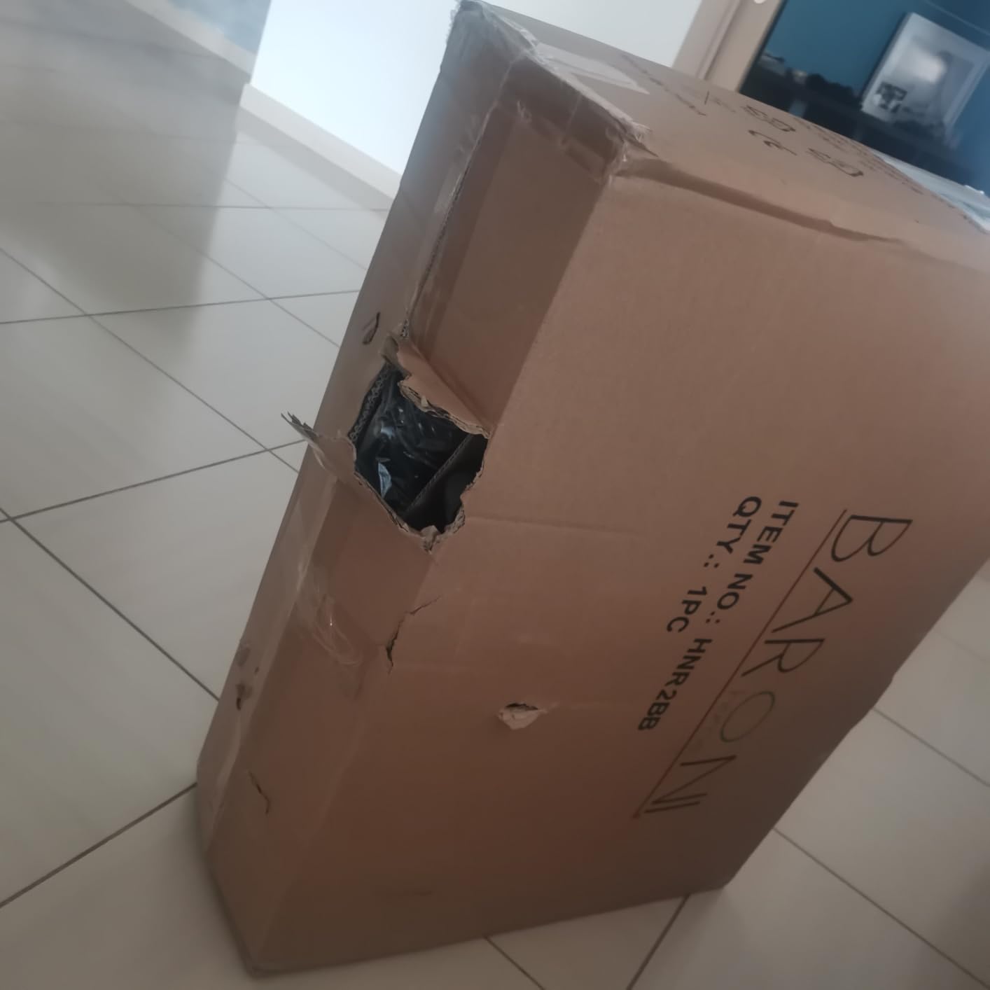 Baroni Home sedia gaming rossa reclinabile massaggio lombare
