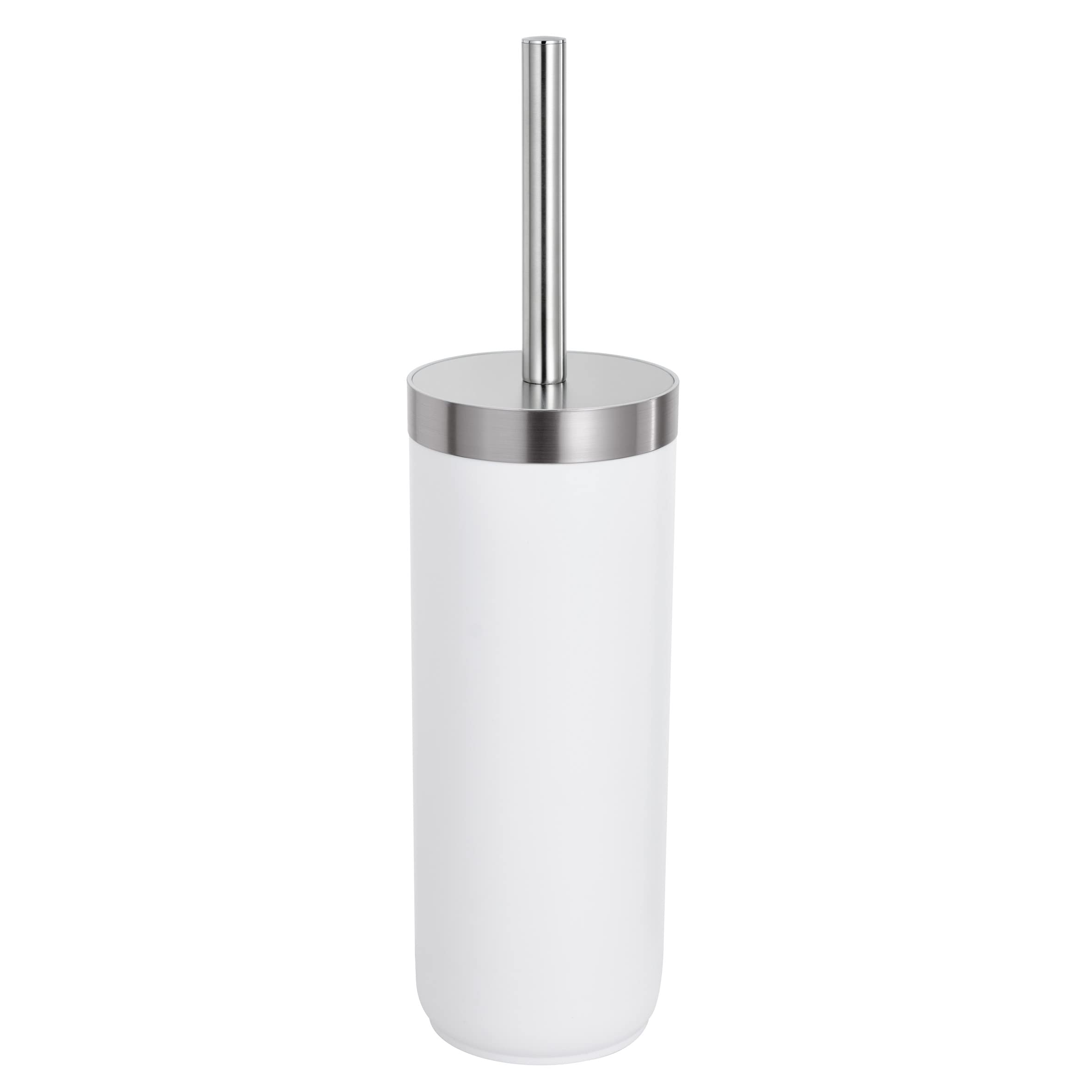Baroni Home Set Bagno 3 Pezzi Grigio in Plastica con Dispenser