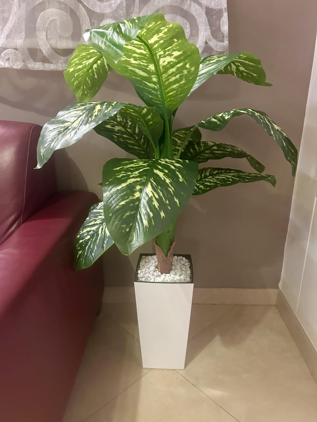 Baroni Home Pianta Artificiale Dracaena 100 cm da Interno