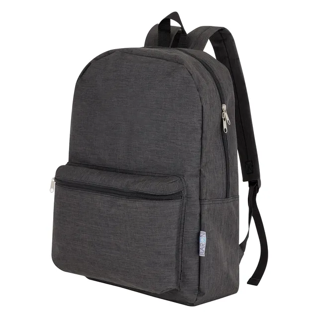 Baroni Home Zaino Nylon Nero 46x39x10 cm 10L