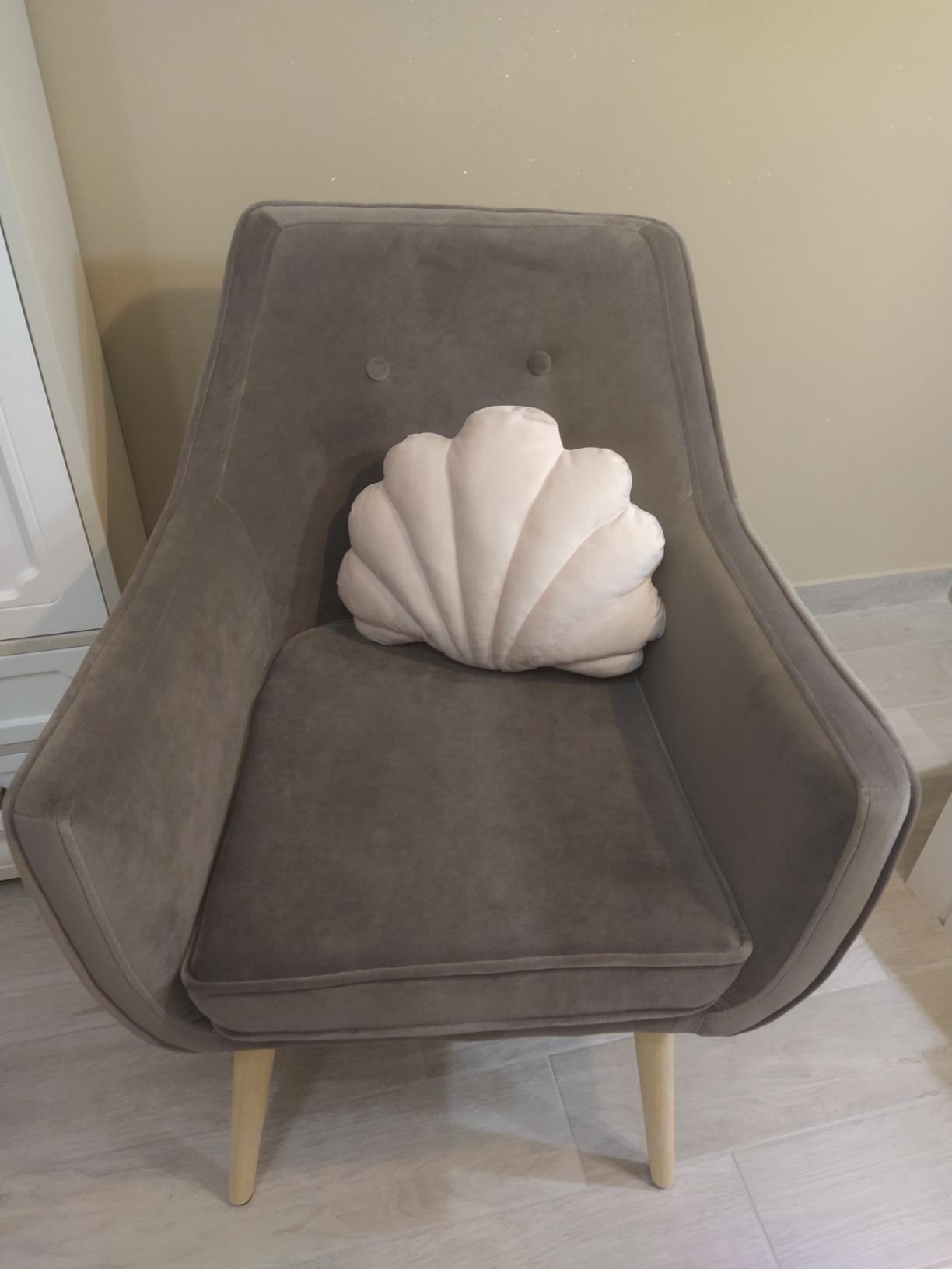 Baroni Montemaggi Poltrona Velluto Gambe Legno 65x65x85 cm