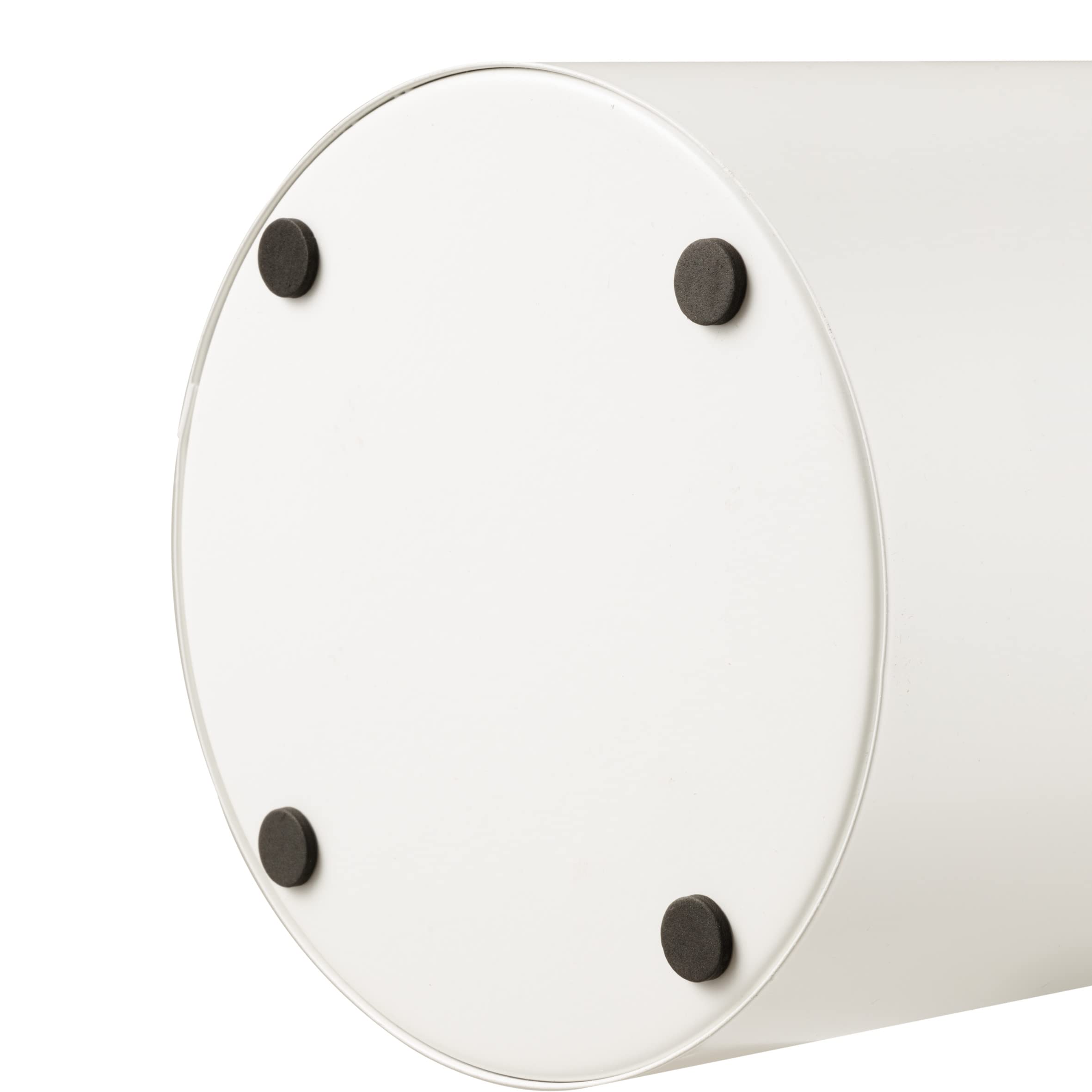 Baroni Home Portaombrelli Flowers Bianco Metallo 19x19x49