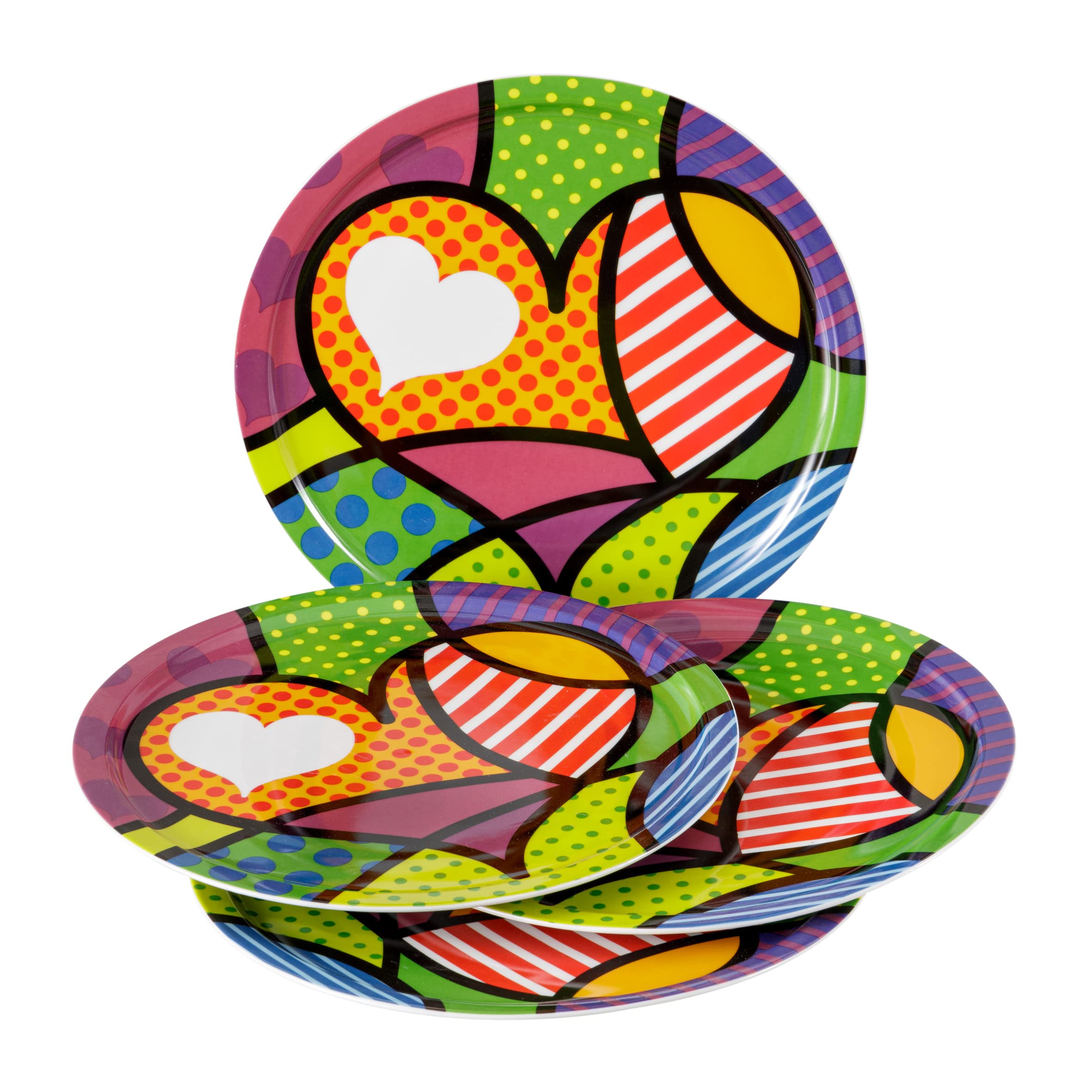 Baroni Home Set 4 Piatti Pizza Cefalù Porcellana 31 cm