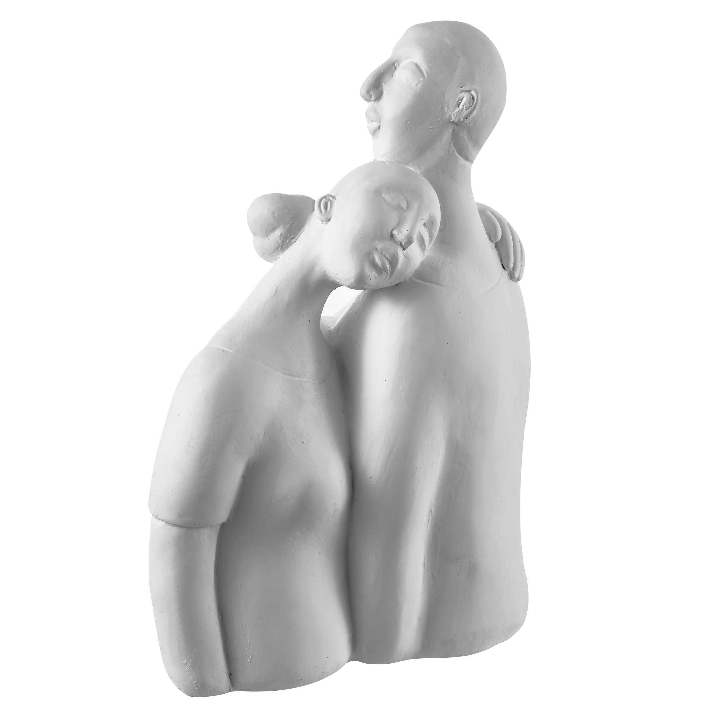 Baroni Home Statuetta Decorativa Abbraccio Oro 20 cm